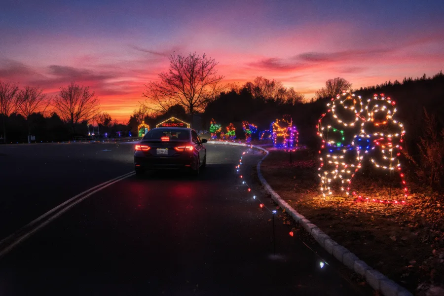 car and lights