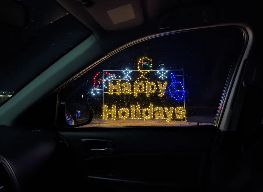 car and lights